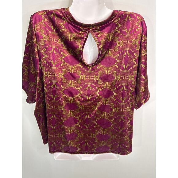 Savage Fenty Women’s Psychedelic Velvet Sleep Top in Dazed 1X NWT - Picture 6 of 10